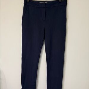 Diane Von Furstenberg Navy Slim Fit Trousers